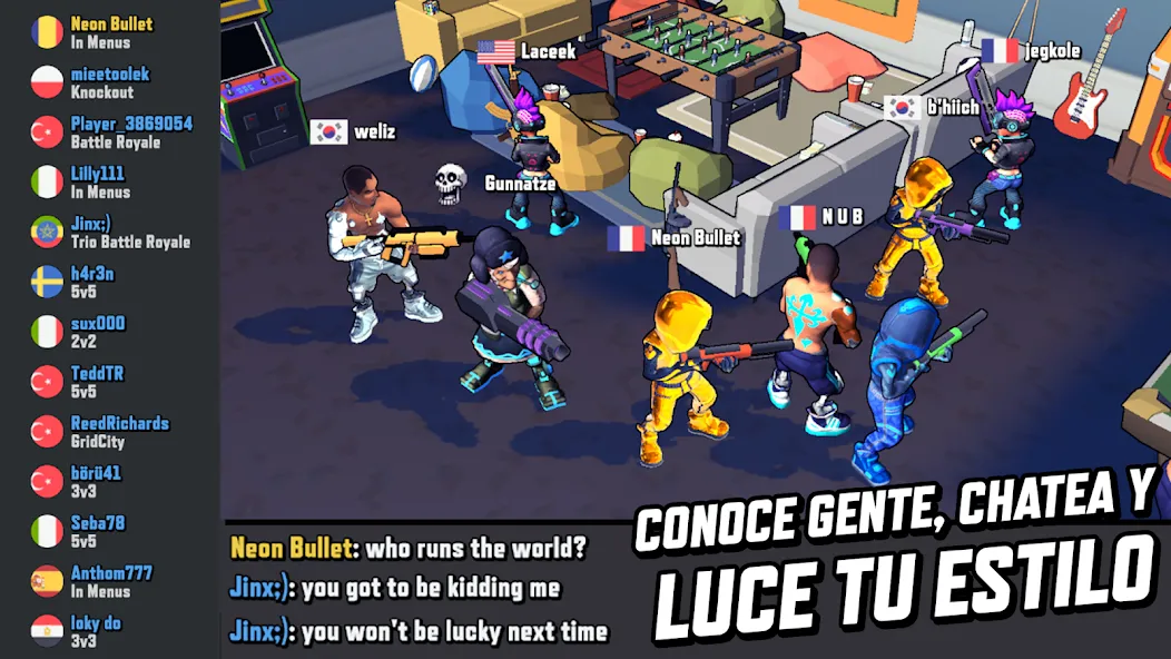 Gridpunk Battle Royale 3v3 PvP screenshot 5