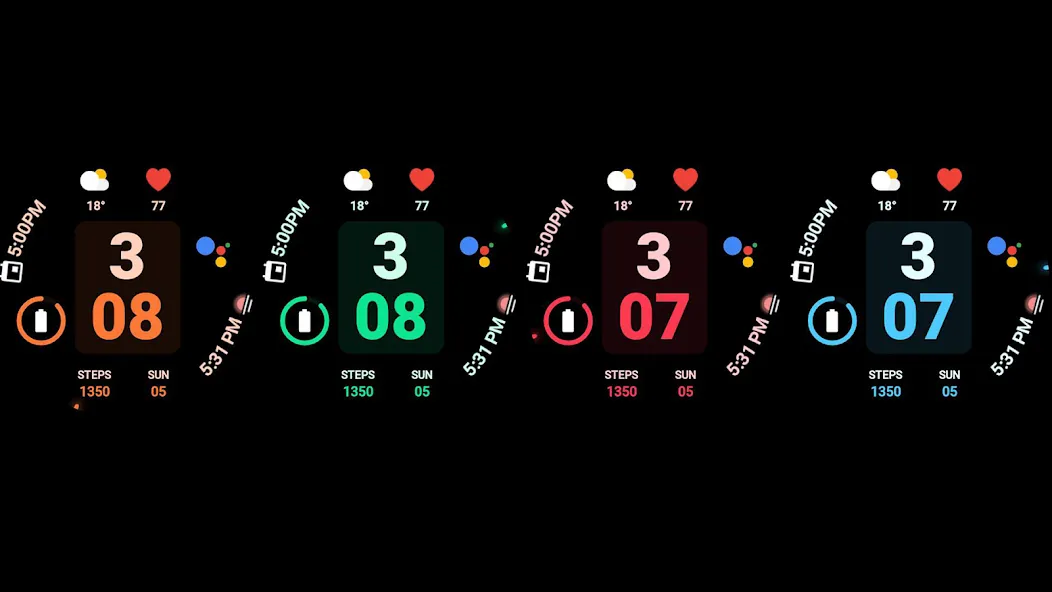 Night 59 - watch face screenshot 16