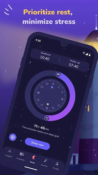 Sleep Tracker & Alarm - Moonap screenshot 1