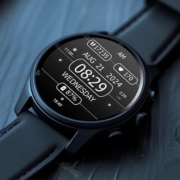 Key WF28 Digital Watch Face screenshot 3