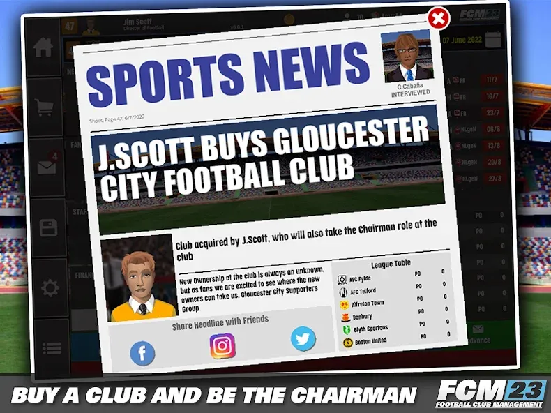 Football Club Management 2023 screenshot 19