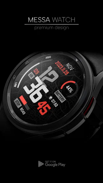 Minimal Digital Watch Face NY screenshot 4