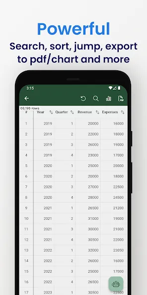 CSV File Viewer - Smart CSV screenshot 2