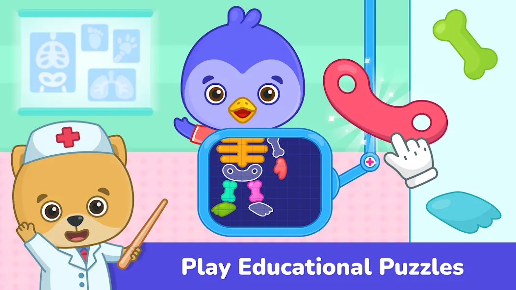 Kids doctor games 2-5 year old screenshot 2