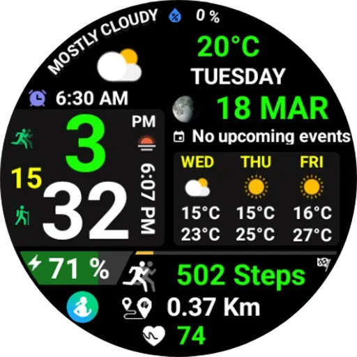 Digital Weather D Sport NTV580 screenshot 29