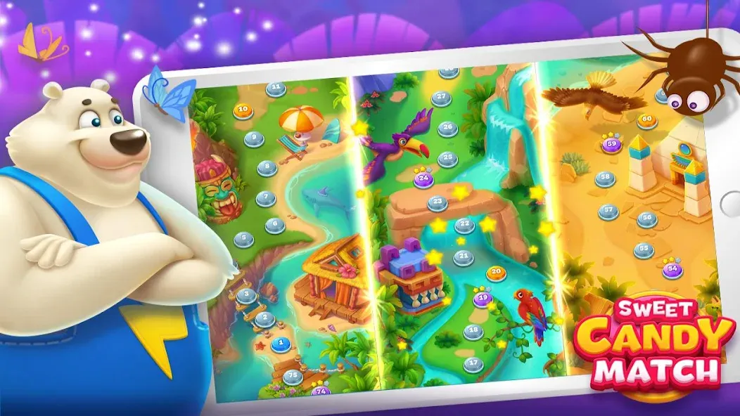 Sweet Candy Match: Puzzle Game screenshot 8