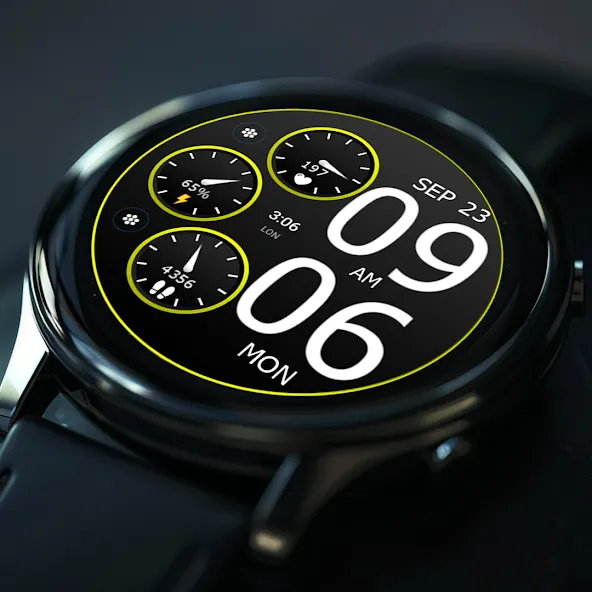 Key WF45 Digital Watch Face screenshot 6