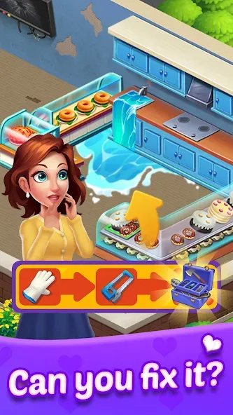 Merge Love - Happy cook screenshot 1