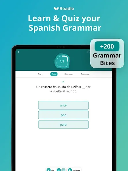 Learn Spanish: Daily Readle screenshot 13
