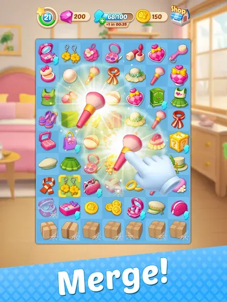 Merge Beauty : Love & Makeover screenshot 12