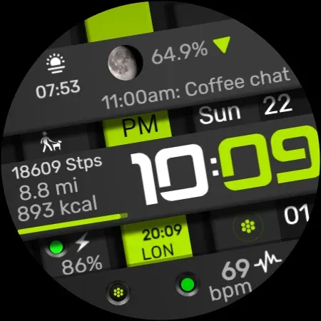 Digital Watch Face CRC042 screenshot 15