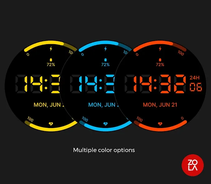 Super Digital Watch Face screenshot 3