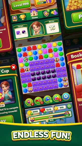 Seaside Resort: Match 3 screenshot 5
