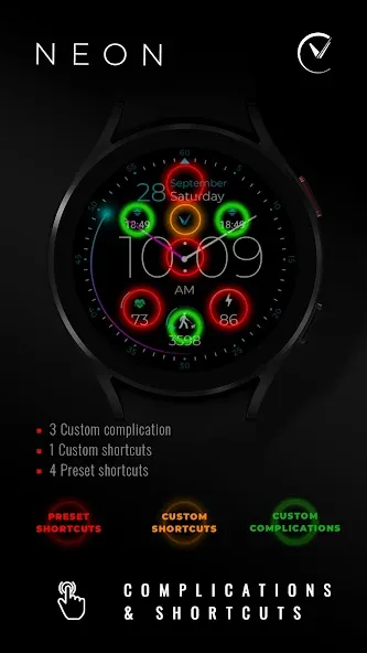 Voron NEON Watch Face screenshot 7