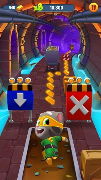 Talking Tom: Corrida do Ouro screenshot 5