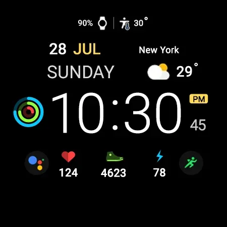 MIMIX Digital Sp02 Watchface screenshot 19
