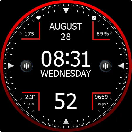 Key WF27 Digital Watch Face screenshot 26