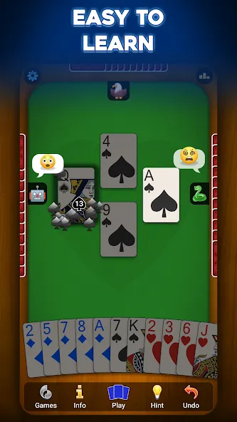 Hearts: Card Game screenshot 1
