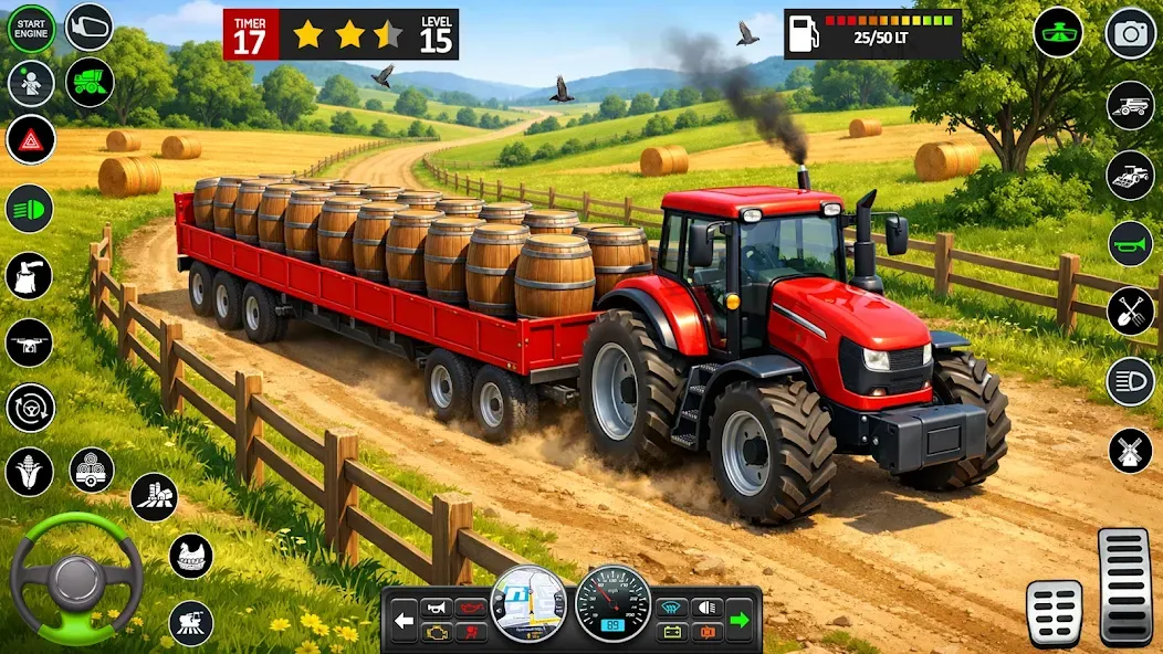 Tractor Farming Driving Sim screenshot 7