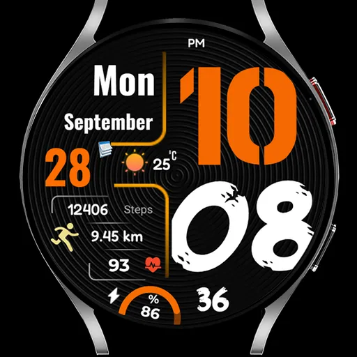 FSW314 Digital Watch Face screenshot 5