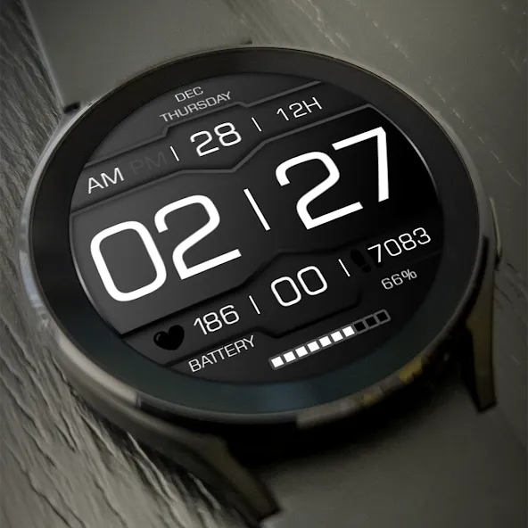 Key120 Digital Watch Face screenshot 2