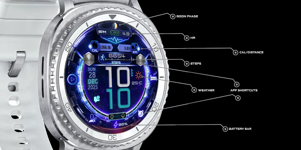 Epsilon1 - Tactical Watch Face screenshot 3