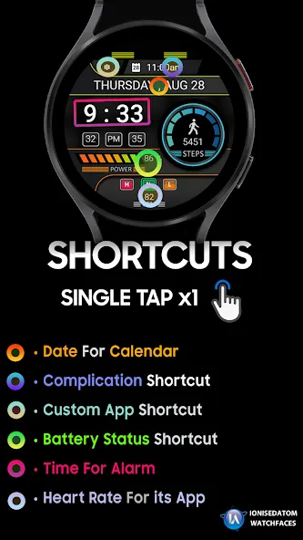 IA87 Digital Watchface screenshot 7