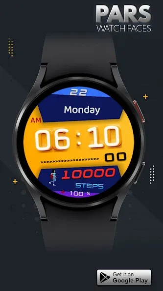 Pars Tuspa Digital Watch Face screenshot 4