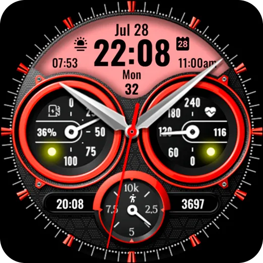 PT12 Hybrid Watch Face screenshot 32