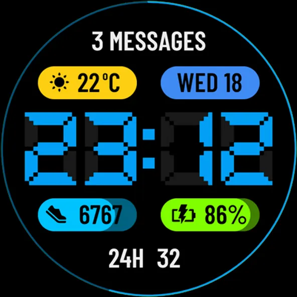 Watch face CNW0032 screenshot 6