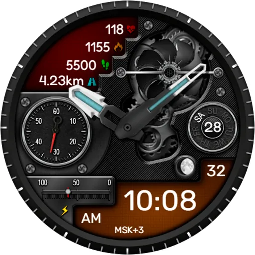 Hybrid GIIS URX78 Watch face screenshot 17
