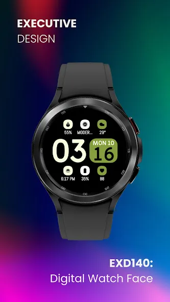 EXD140: Digital Watch Face screenshot 2