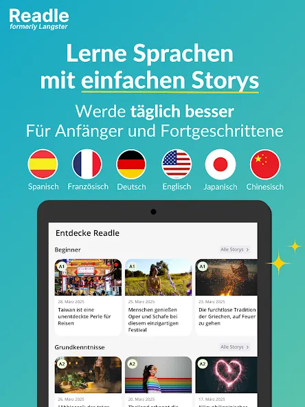 Readle (ex—Langster) Sprachen screenshot 9