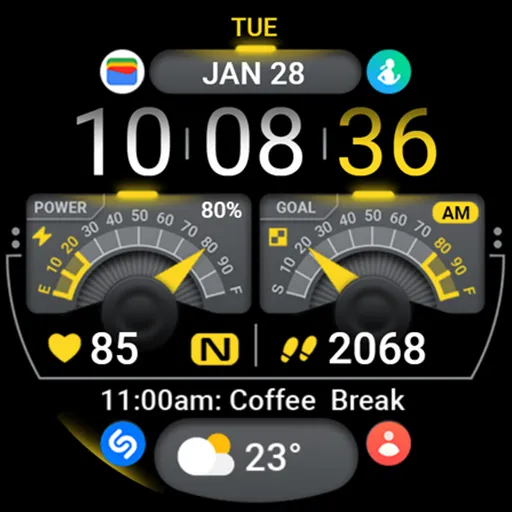 OMG 341 Digital Watch Face screenshot 26