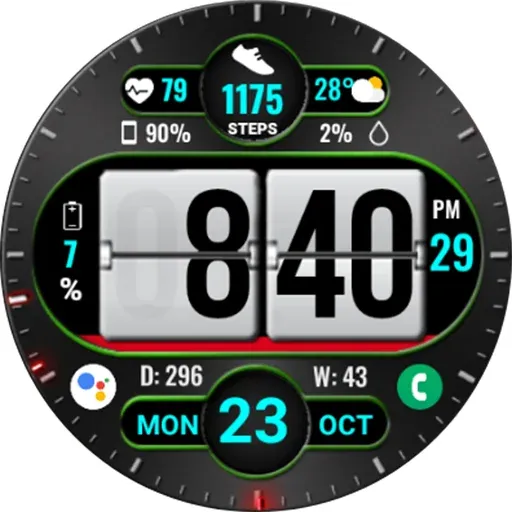 Flip Style WearOS NTV279 screenshot 25