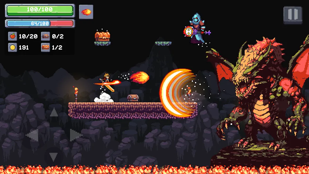 Apple Knight 2 - Platformer screenshot 2