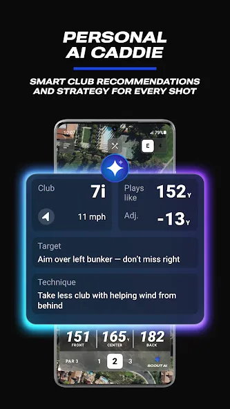 Blue Tees GAME: AI Golf GPS screenshot 6