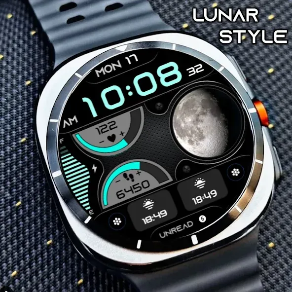Lunar Moon Phase Digital ECO45 screenshot 5