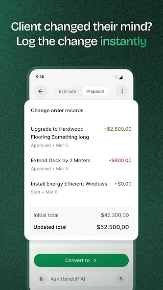 Handoff Construction Estimator screenshot 4