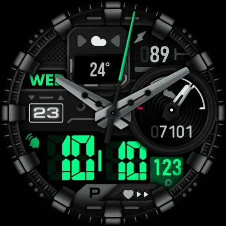 SH039 Watch Face, WearOS watch screenshot 13