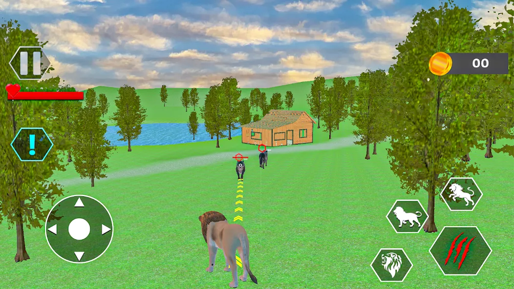 Lion Family Simulator Game screenshot 1
