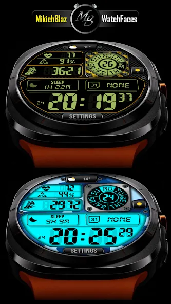 Digital Watch Face MB401 screenshot 3