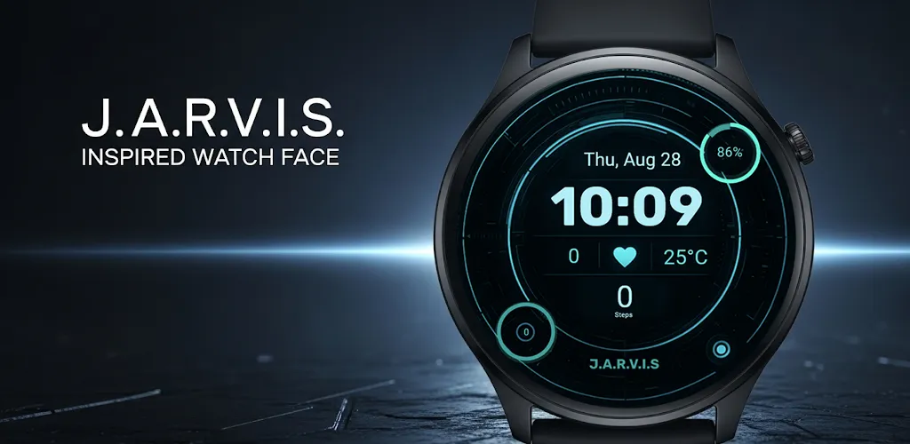 JARVIS WatchFace screenshot 1