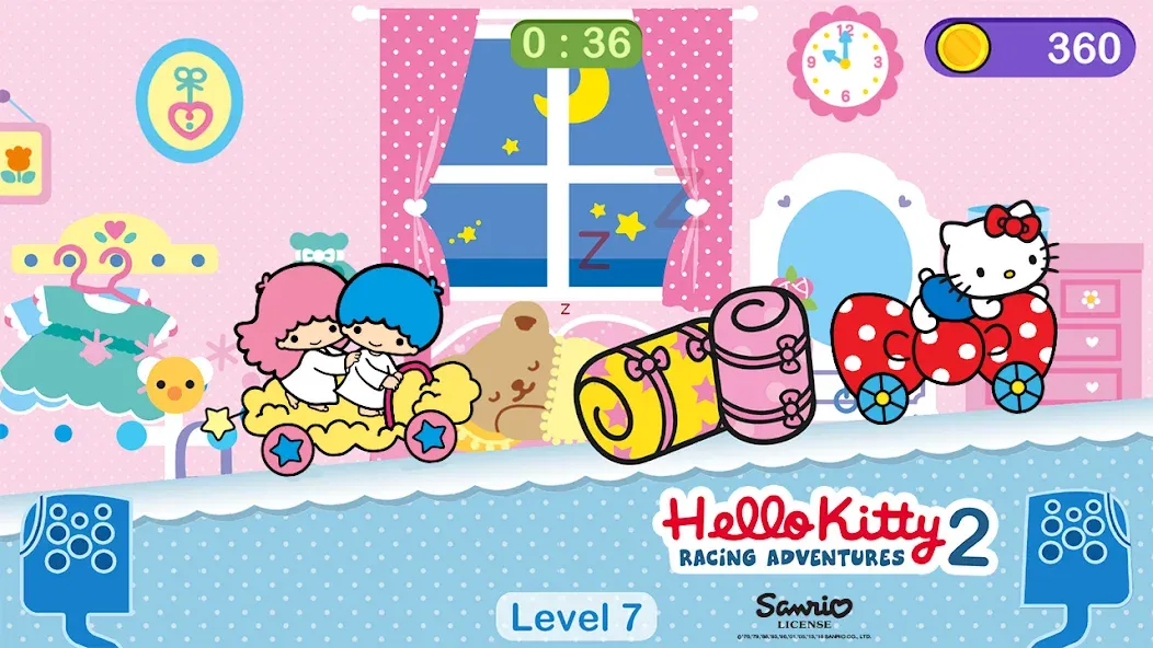 Hello Kitty games - car game screenshot 4