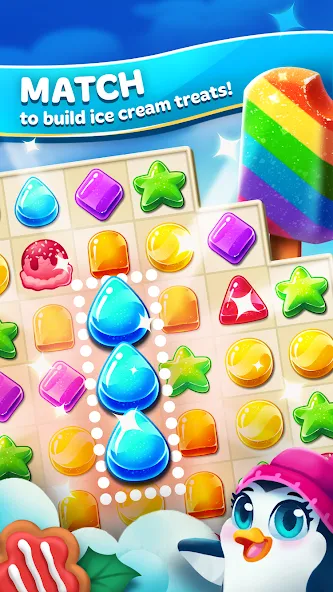 Frozen Frenzy Mania – Match 3 screenshot 1