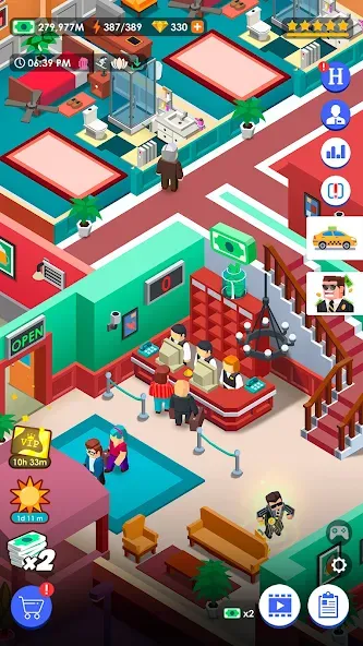 Idle Hotel Empire Tycoon-Jeu screenshot 5