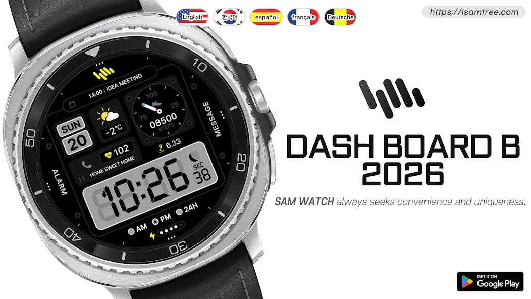SamWatch Dashboard B 2026 screenshot 1