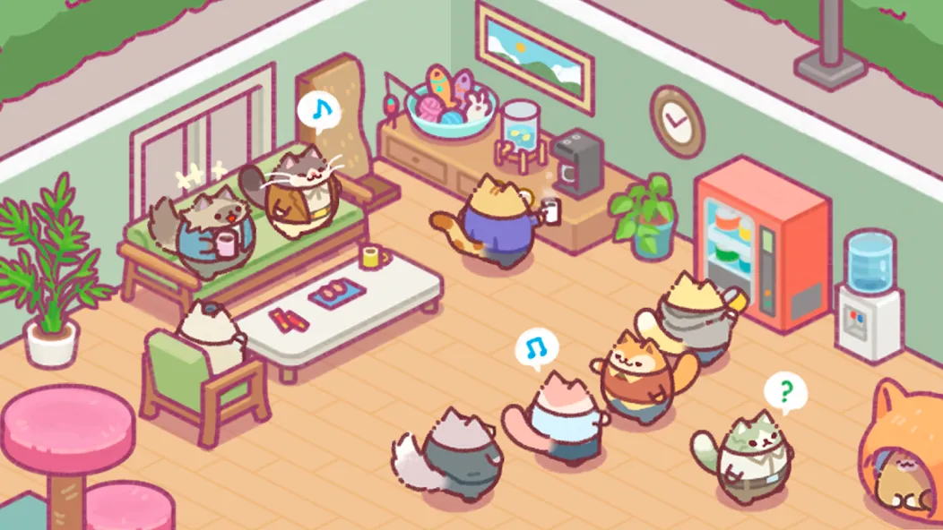 Office Cat: Idle Tycoon Games screenshot 7
