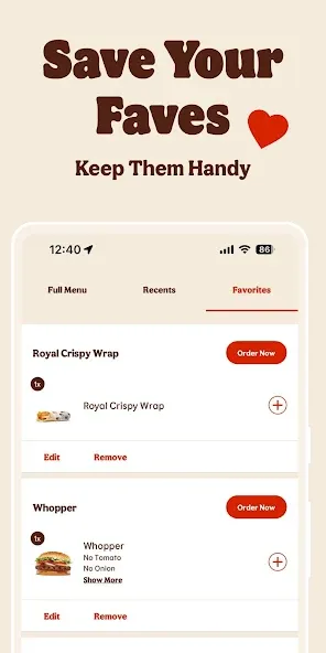 BURGER KING® App screenshot 5