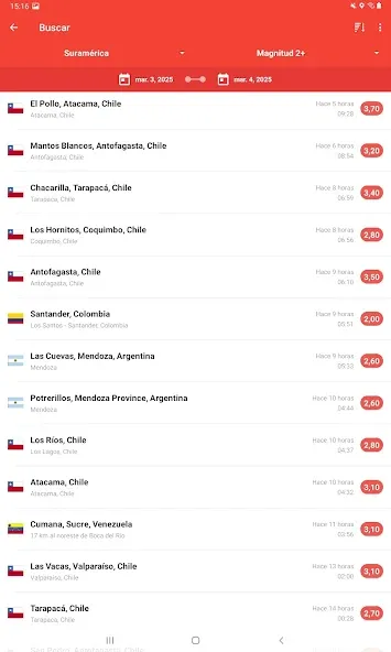 Mis Alertas de Terremotos screenshot 7